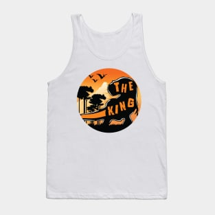 T-Rex Dinosaur The King Of The World Tank Top